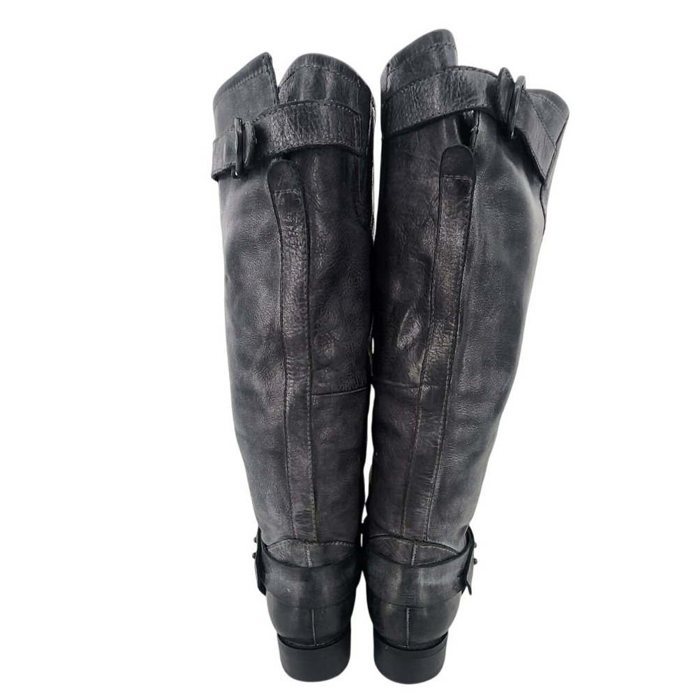 Women's Steve Madden Ryley Riding Boots Gray Distressed size 9.5 READ - Picture 4 of 6